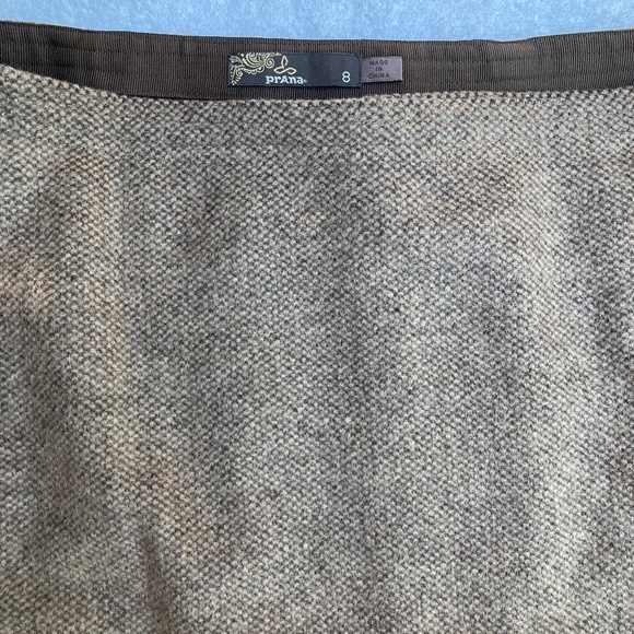 Prana Wool Skirt, Size 8 - Picture 3 of 7